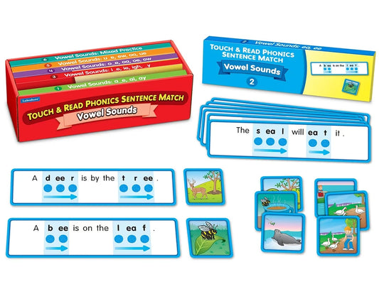 Touch & Read Vowel Sounds Sentence Match - US 7260