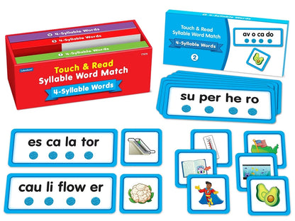 Touch & Read 4-Syllable Words Match - US 9362