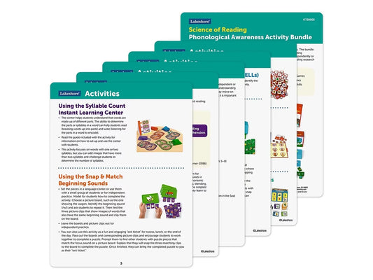 Science of Reading Phonological Awareness Activities Bundle - K-Gr. 2 - US 2290