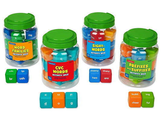 Reading Skills Giant Activity Dice - Complete Set - US 8015
