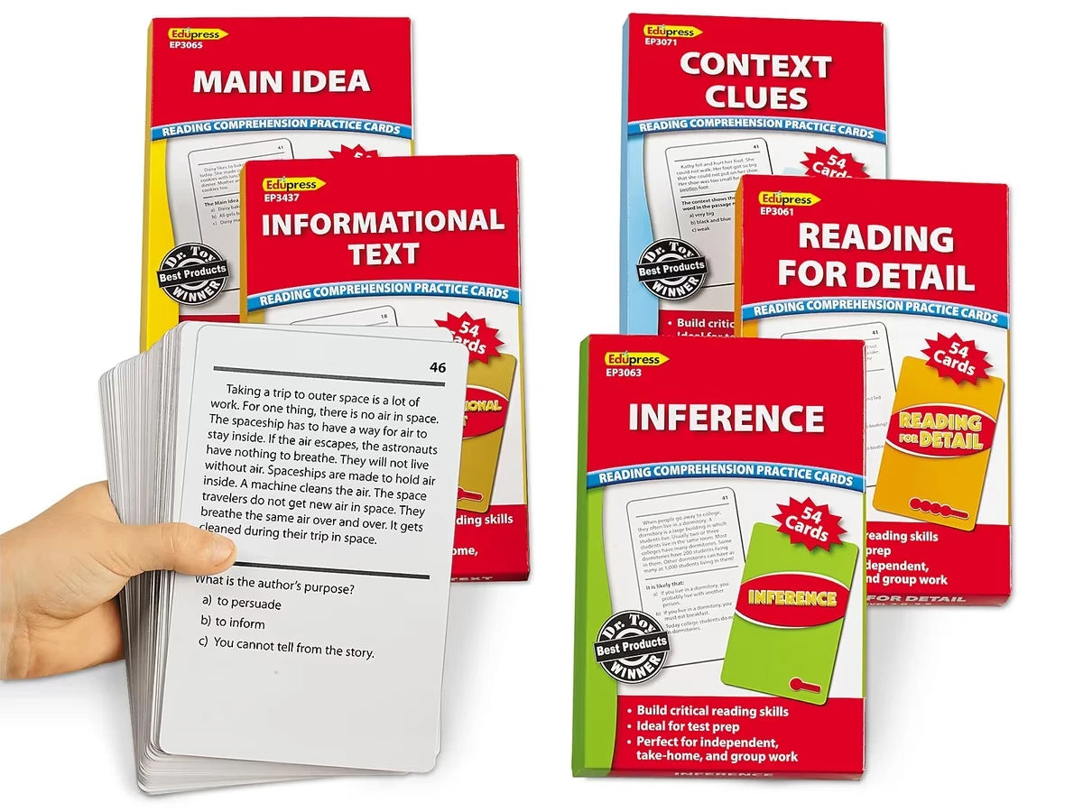Comprehension Skills Practice Cards - Gr. 2-3 - US 5560