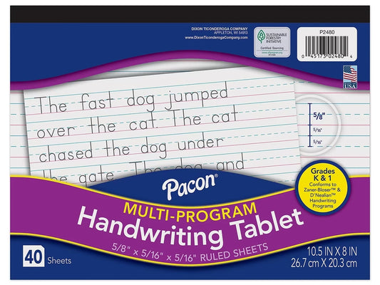 Handwriting Tablet - K-Gr. 1 - US 4924