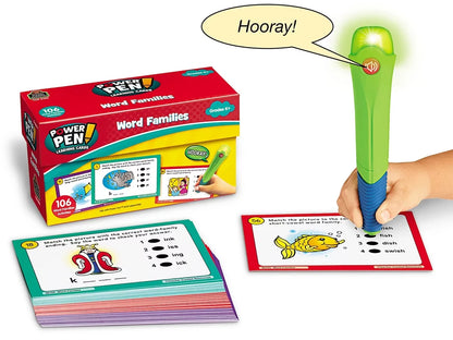 Word Families Power Pen!® Quiz Cards - US 5632