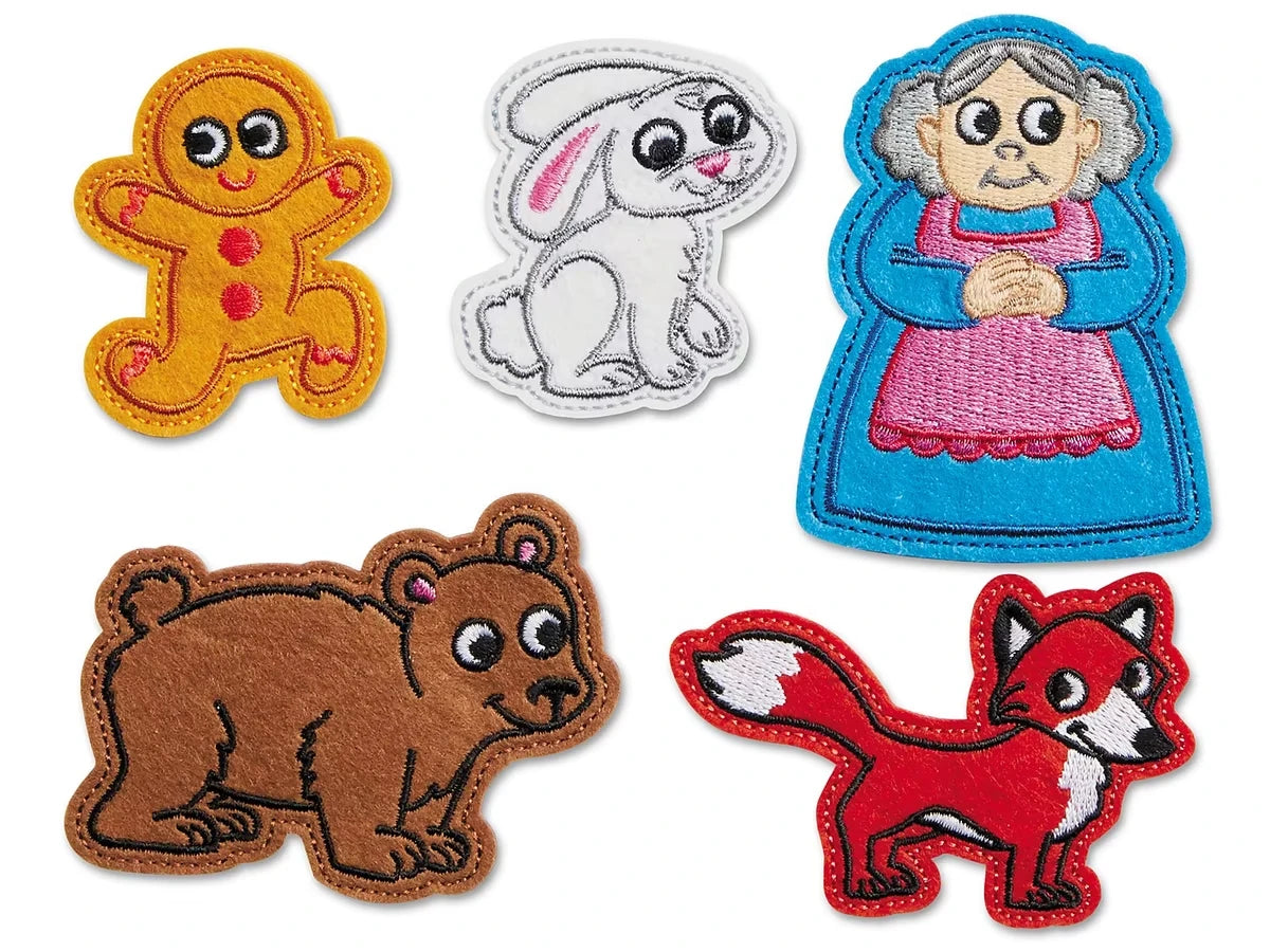 Gingerbread Man Storytelling Puppets - US 3954