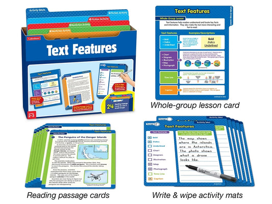 Text Features Finding Evidence Kit - Gr. 2-3 - US 6841