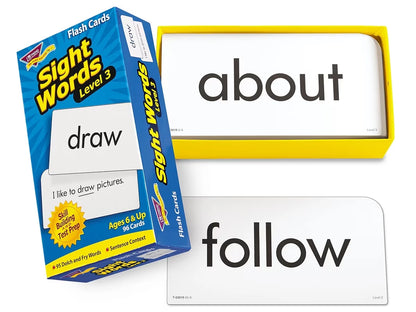 Sight-Words Level 3 Flash Cards- 95 Cards - US 3608