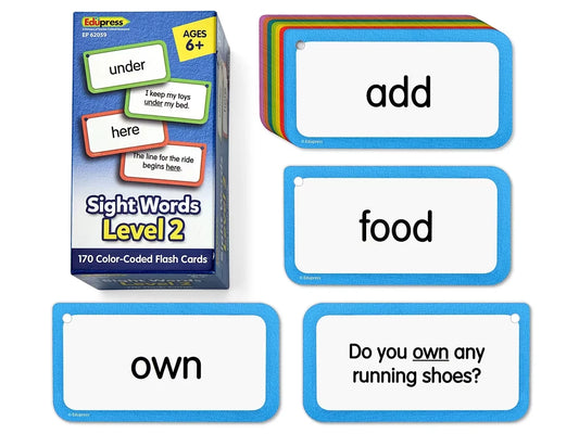 Sight-Words Flash Cards - Level 2 - US 7229