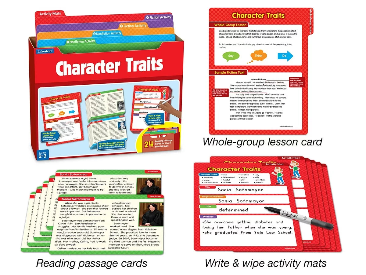 Character Traits Finding Evidence Kit - Gr. 2-3 - US 4780
