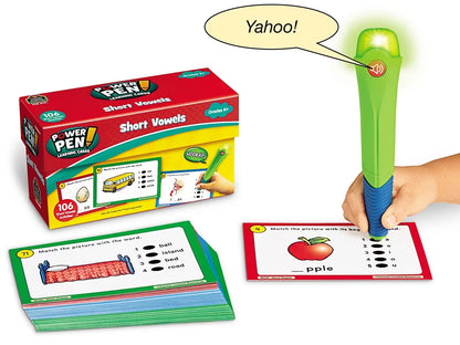 Short Vowels Power Pen!® Quiz Cards - US 7773