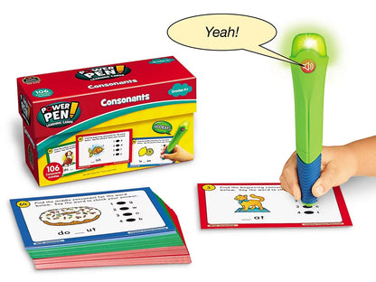 Consonants Power Pen!® Quiz Cards - US 6941