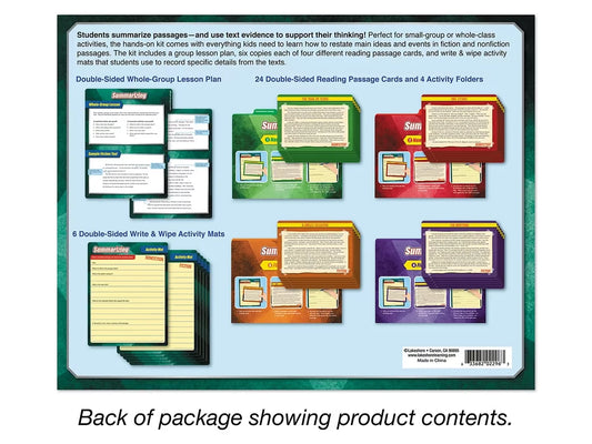 Summarizing Finding Evidence Kit - Gr. 4-5 - US 7128