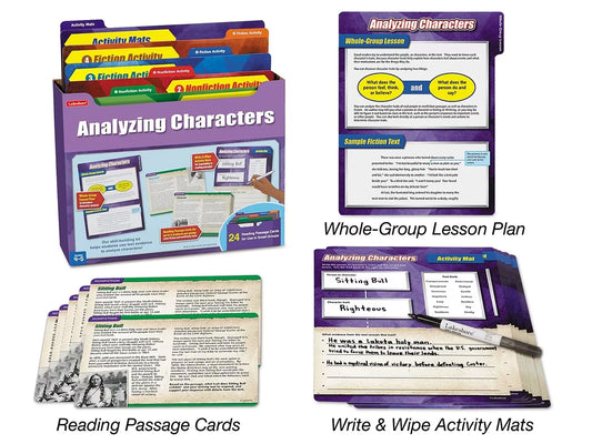 Analyzing Characters Finding Evidence Kit - Gr. 4-5 - US 2764