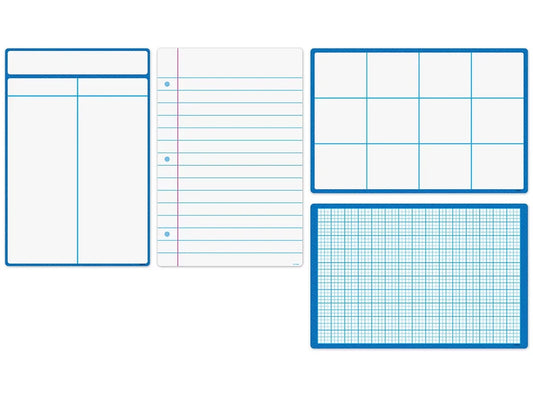 Write & Wipe Note Sheets Learning Set - US 3363
