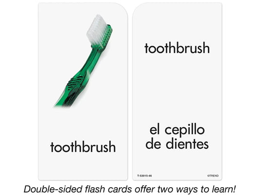 Around-The-Home Picture-Words Bilingual Flash Cards - US 8644