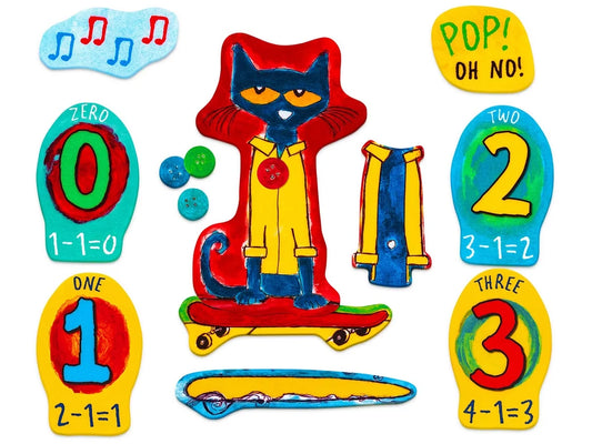 Pete the Cat® and His Four Groovy Buttons Felt Kit - US 6218