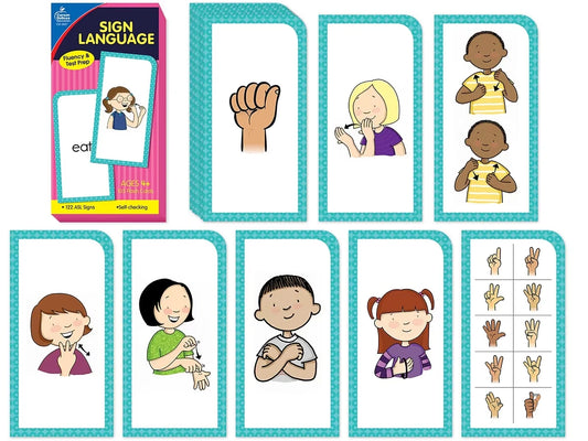 Sign Language Flash Cards - US 4576