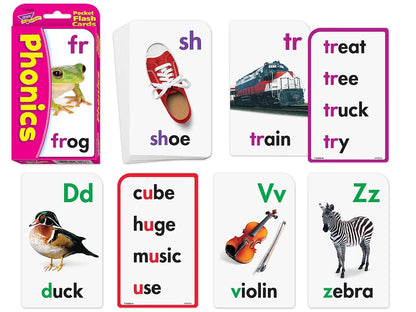 Phonics Pocket Flash Cards - US 1711