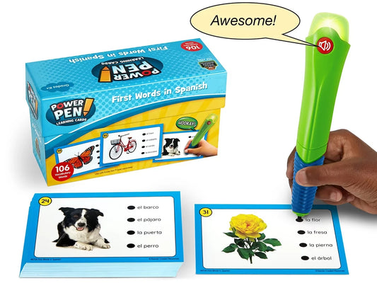 Power Pen!® First Spanish Words Quiz Cards - US 1880