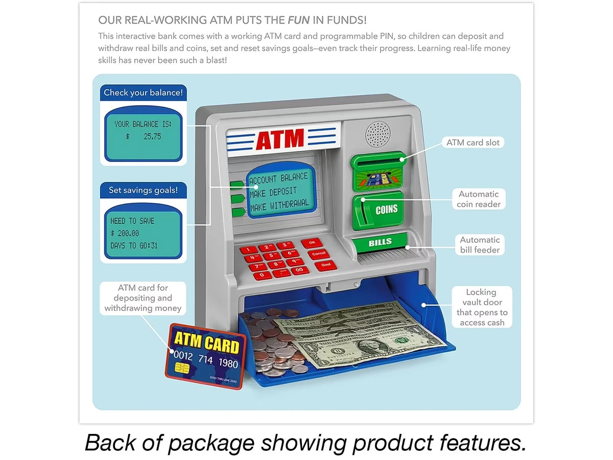Real-Working ATM Bank - US 7804