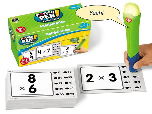 Multiplication Power Pen!® Quiz Cards - US 5882