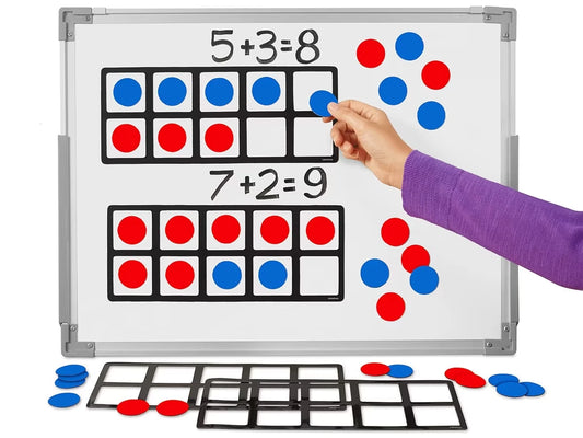 Jumbo Magnetic Ten-Frames - Set of 4 - US 4399