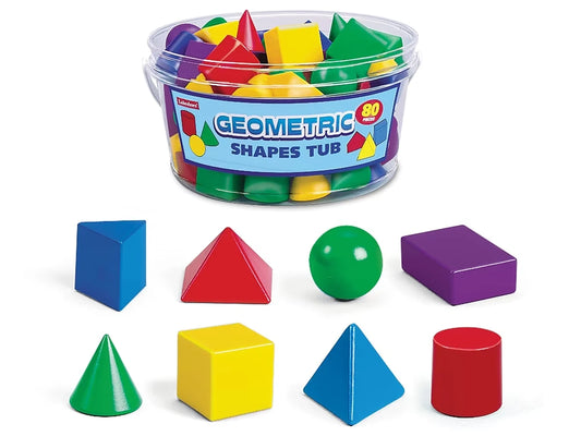 3-D Geometric Shapes Tub - US 6634