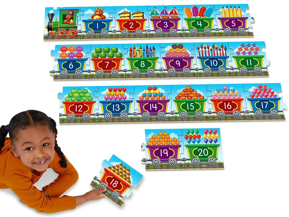 Number Train Floor Puzzle - US 2358