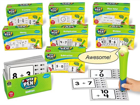 Power Pen!® Math Quiz Cards - Complete Set - US 1560