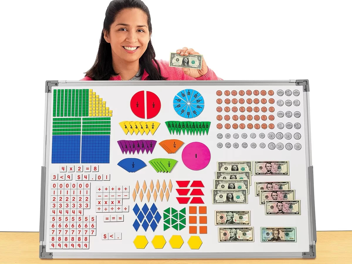 Magnetic Math Manipulatives Library - US 4577