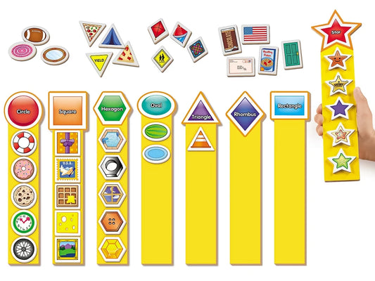Magnetic Shape Sorting Rods - US 9325