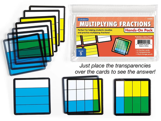 Multiplying Fractions Hands-On Student Pack - US 5080