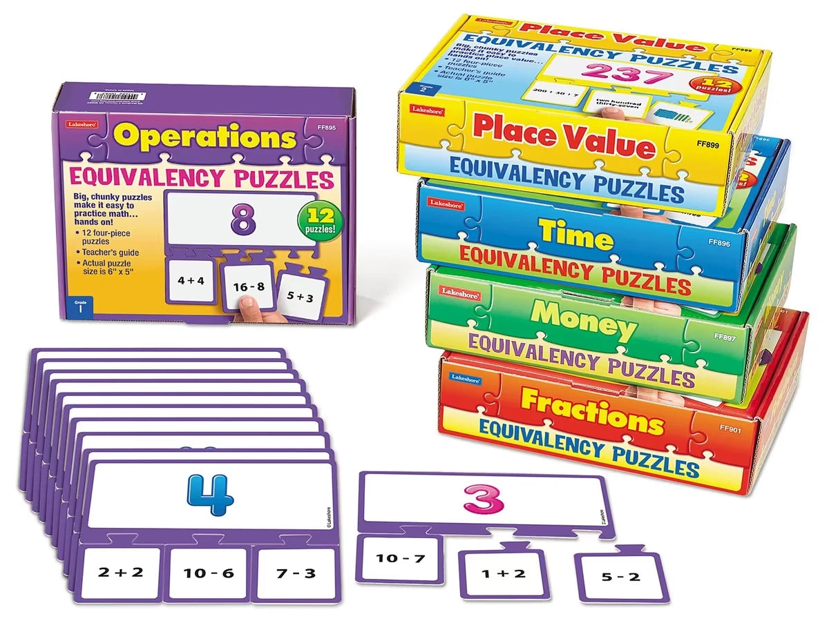 Math Equivalency Puzzles - Complete Set - US 8337