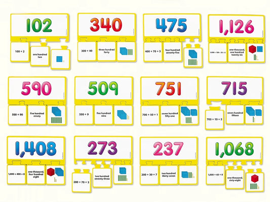 Place Value Equivalency Puzzles - US 9642