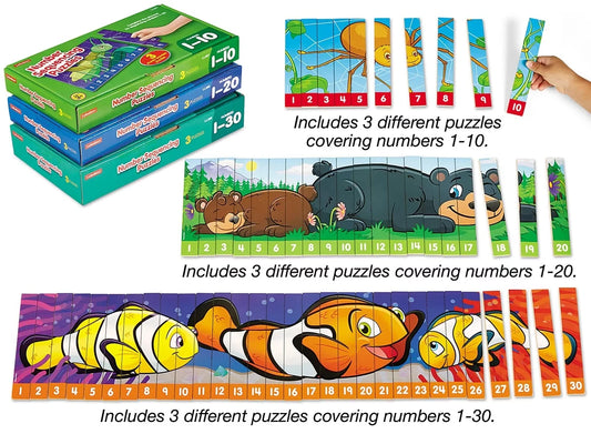 Number Sequencing Puzzles - Complete Set - US 5229