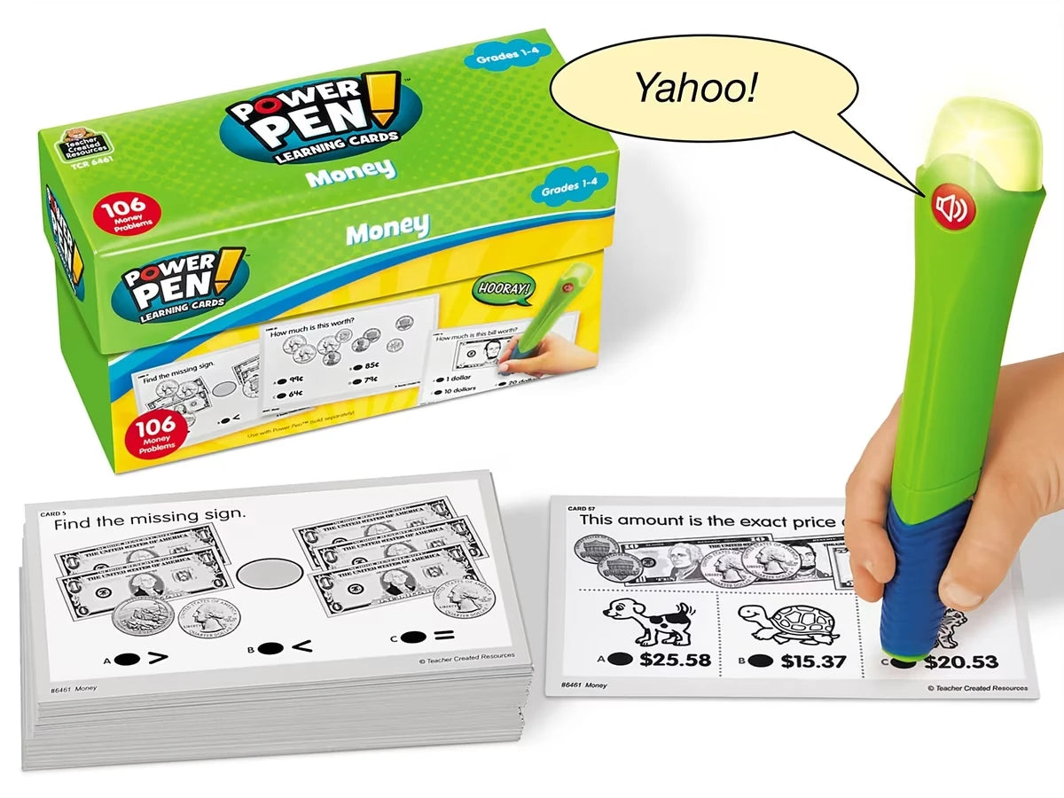 Money Power Pen!® Quiz Cards - US 6887