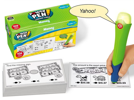 Money Power Pen!® Quiz Cards - US 6887