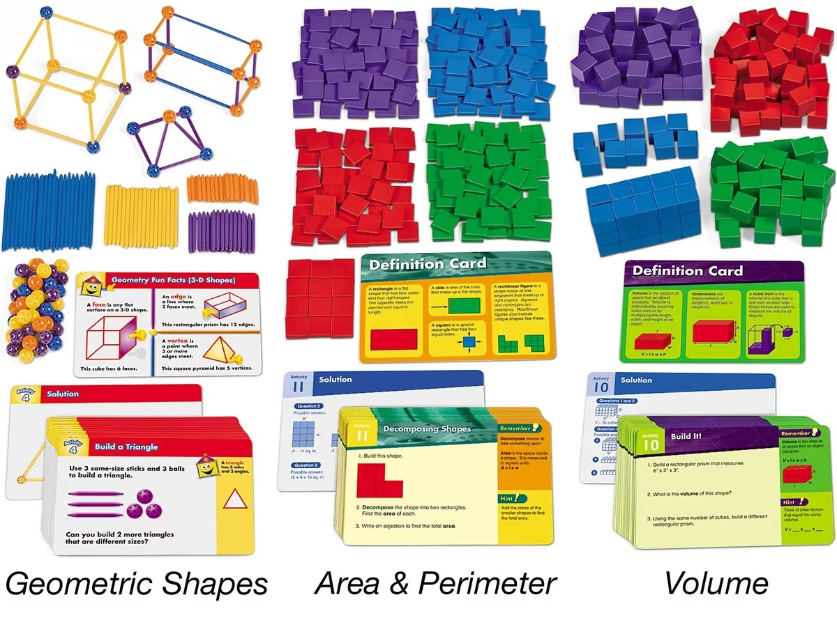 Build & Learn Geometry Kits - Complete Set - US 7898