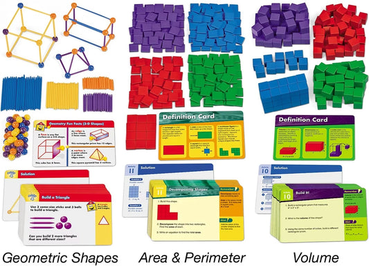 Build & Learn Geometry Kits - Complete Set - US 7898