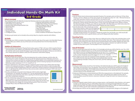 Individual Hands-On Math Kit – Gr. 3 - US 8112