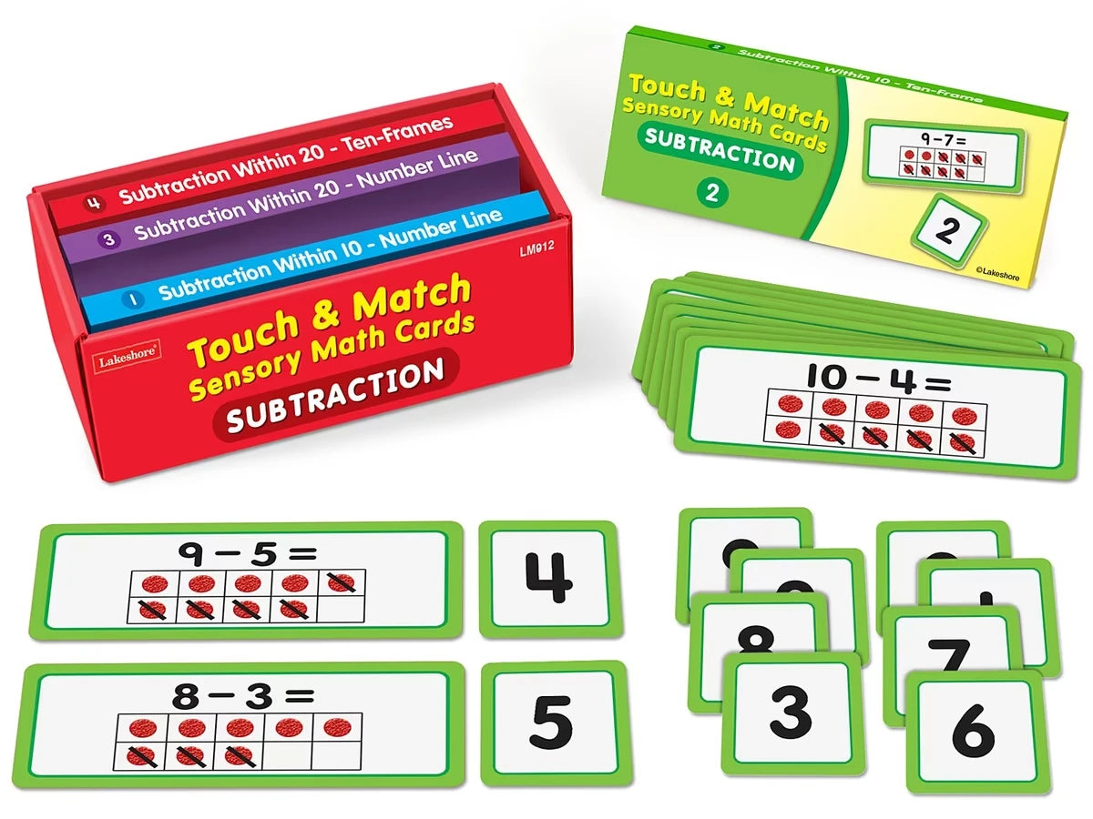Touch & Match Sensory Subtraction Cards - US 2787