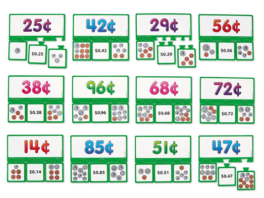 Money Equivalency Puzzles - US 6065