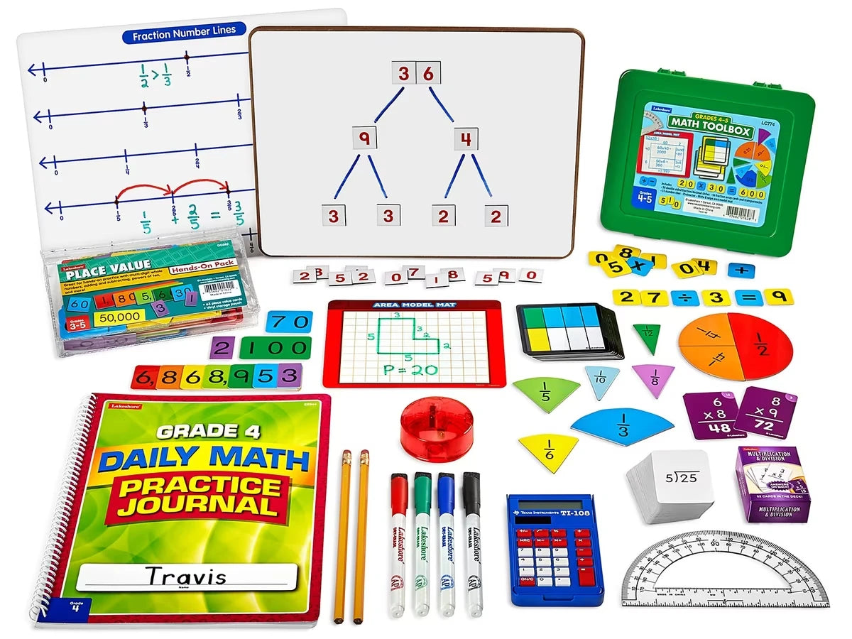 Individual Hands-On Math Kit – Gr. 4 - US 6773