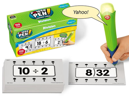 Division Power Pen!® Quiz Cards - US 8492