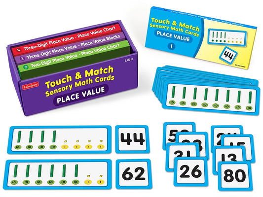 Touch & Match Sensory Place Value Cards - US 1849