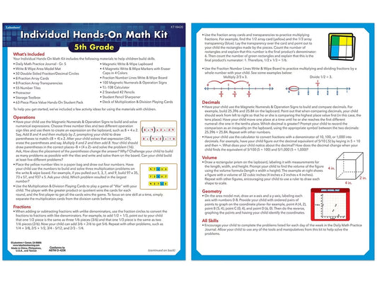 Individual Hands-On Math Kit – Gr. 5 - US 5655