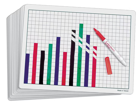 Write & Wipe Graphing Boards - Set of 30 - US 1452