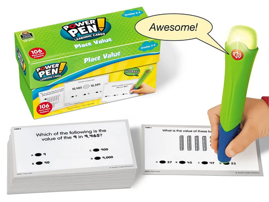 Place Value Power Pen!® Quiz Cards - US 9462