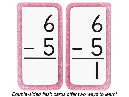 Subtraction All Facts 0-12 Flash Cards - US 8595