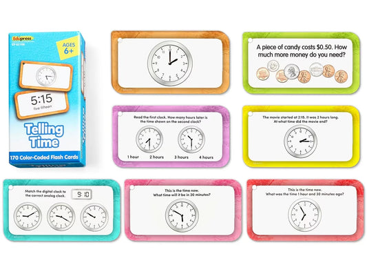 Telling Time Flash Cards - US 5149