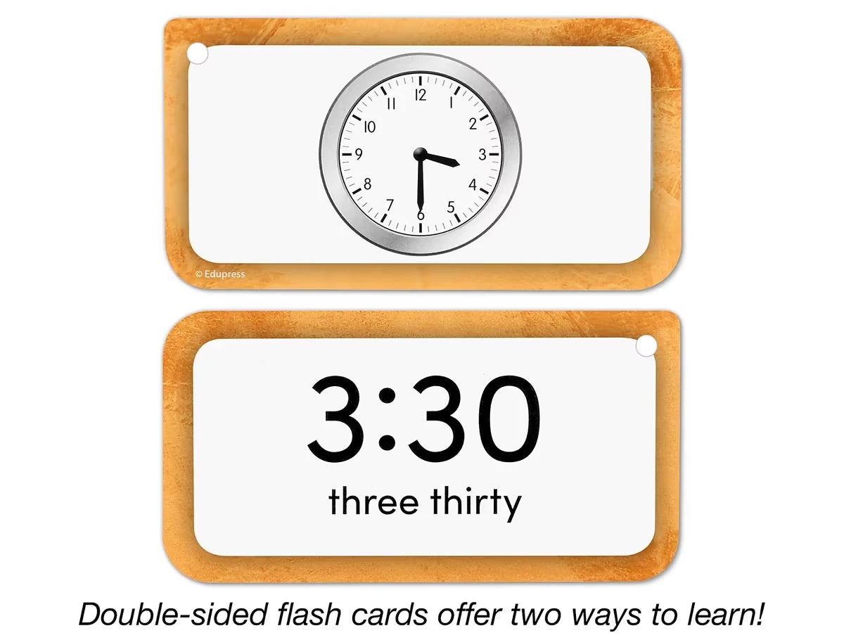 Telling Time Flash Cards - US 5149